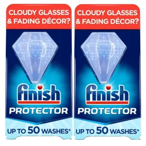 2 x Finish Glass & Dishwasher Protector 30g