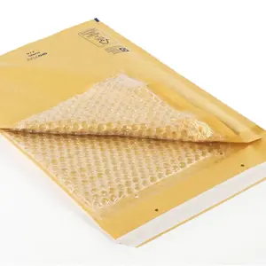 200 x Size 1 (100 x 165mm) Arofol Classic Gold Bubble Lined Envelopes Bags