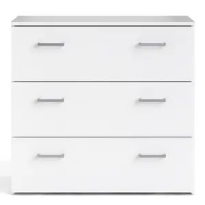 Space Chest of 3 Drawers in White