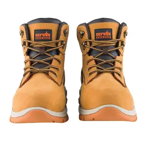 Scruffs Mens Ridge Leather Safety Boots Tan (7 UK)