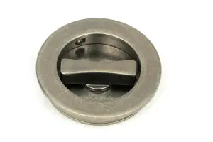 From The Anvil Pewter 60mm Plain Round Pull - Privacy Set