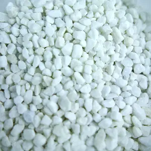 20kg Fluroescent White Coloured Plant Pot Garden Gravel - Premium Garden Stones for Decoration