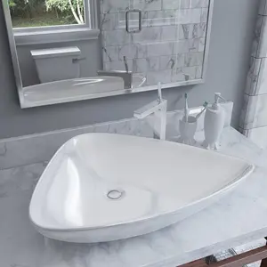 Metro Lane Raya 645mm L x 455mm W Ceramic Specialty Sink White