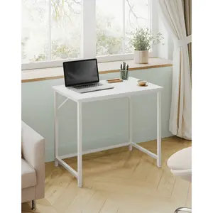 Jana Desk Atural Oak/Black / 76cm H x 80cm W x 50cm D