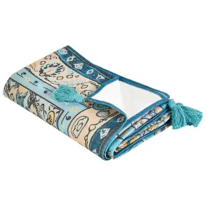 Picnic Blanket KOTLA 150 x 200 cm Blue