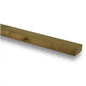 PACK OF 15 (Total 15 Units) - 47mm x 100mm (4x2) C16 Green Pressure Treated Regularised Timber Carcassing - 1.8m Length