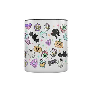 Grindstore Everyday Is Halloween Inner Two Tone Mug White/Black (One Size)