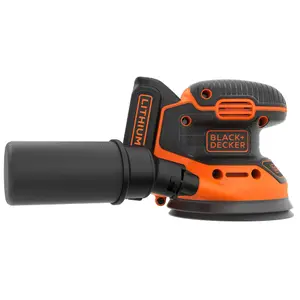 Black+Decker 18V 125mm 1.5 Li-ion POWERCONNECT Cordless Random orbit sander BDCROS18