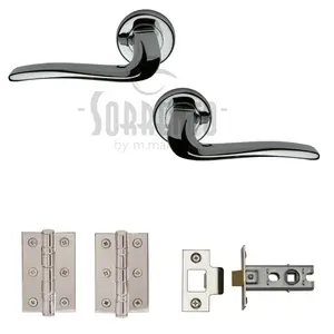 Capri Door Handle Kit Polished Chrome