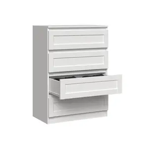 Tonya 4 Drawer 70Cm W Chest Of Drawers Plain White