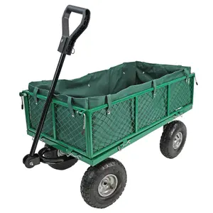 Garden Cart Heavy Duty Trolley Festival Hand Truck Wagon 200kgs Folding Sides