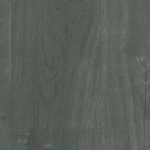 Grey Wood Effect Vinyl Flooring For Kitchen, Bathroom & Living Room, 2.0mm Thick Vinyl Sheet-2m(6'6") X 2m(6'6")-4m²