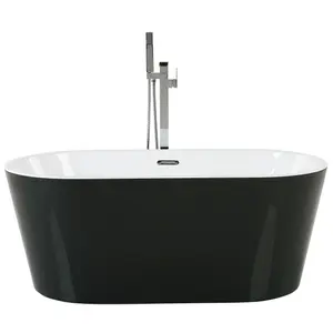 Freestanding Bath 170 x 72 cm Black HAVANA