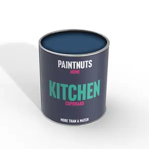 PaintNuts Solid Wood Laminated Kitchen Units Cupboard Cabinet Door Satin Paint - Violet Blue - 500ml (RAL5000)