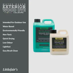 Exterior Wood Dye - Blushing Beech 1ltr - Littlefair's