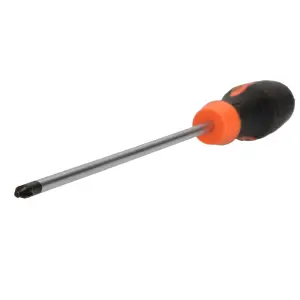 Pozi PZ2 Long Screwdriver 200mm Shank Total Length 310mm Rubber Grip handle