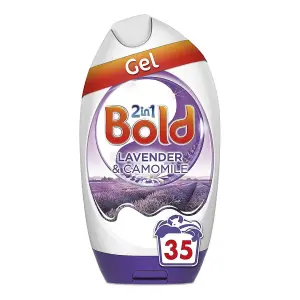 Bold 2 In 1 Laundry Detergent Gel Lavender & Camomile, 35 Washes (Pack of 12)