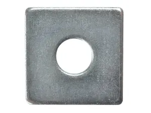 ForgeFix 10SQPL5016 Square Plate Washer ZP 50 x 50 x 16mm Bag 10 FORSQPL5016M