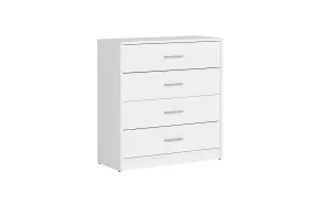 White Chest of Drawers Storage Unit Small Modern Bedroom Kids Hallway Nepo