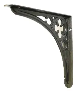 Castelion Single Small Cast Iron Gothic Shelf Bracket