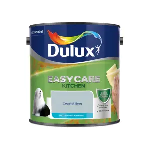 Dulux Easycare Coastal grey Matt Emulsion paint, 2.5L