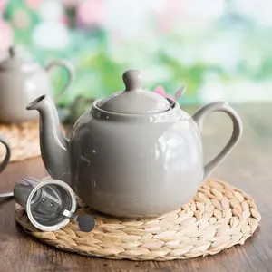 London Pottery Farmhouse Teapot Grey / 0.8 L