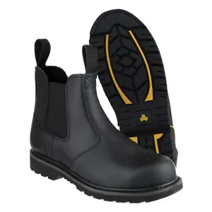 Amblers Safety FS5 Goodyear Welted Pull on Safety Dealer Boot Black