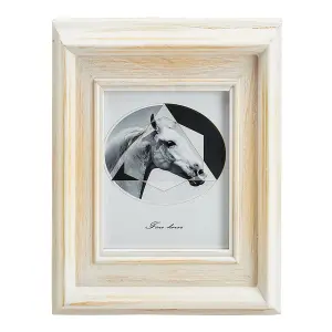 Contemporary Vertical Solid Wood Photo Frame Picture Frames 4 x 4 Inch