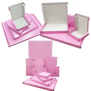 25 x Bright Pink Postal Packing Shipping Die Cut Boxes C5 Size