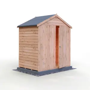 Shire 4x6 Overlap Double Door No windows Garden Shed