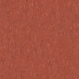 Dark Red Tile Effect Slip-Resistant Contract Commercial Heavy-Duty Flooring with 2.0mm Thickness-4m(13'1") X 2m(6'6")-8m²