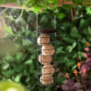 GardenKraft 5-Hook Metal Bird Feeder