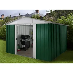 Apex 10 ft. W x 8 ft. D Metal Garden Shed