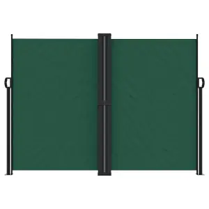 Berkfield Retractable Side Awning Dark Green 180x1000 cm