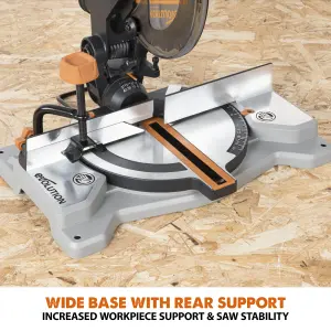 Evolution R185CMS 185mm - 18v Li-Ion Compound Mitre Saw - Loaded 4.0Ah