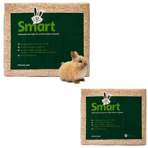 3 Bags 4kg Naturally Fine & Soft Odour Control Super Absorbent Wood Shavings For Pet Bedding