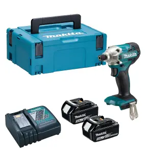 Makita DTD156STJ 18v Lithium Impact Driver LXT Compact Variable Speed 2 X 5ah