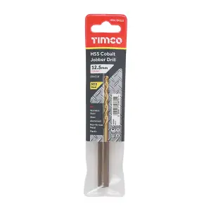 Timco - Ground Jobber Drills - Cobalt M35 (Size 12.5mm - 1 Each)