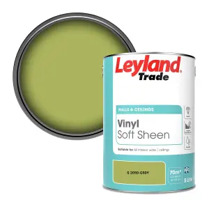 Leyland Trade Vinyl Soft Sheen Walls & Ceilings Emulsion Paint (S 2050-G50Y) - 5L