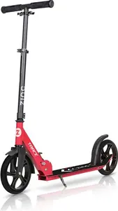 Zinc Trace Foldable Big Wheel Scooter - Red