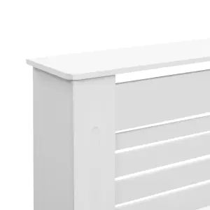 Radiator Cover White 172x19x81.5 cm MDF