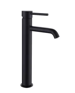 Aquarius RF-Series Tall Mono Basin Mixer Tap Matt Black