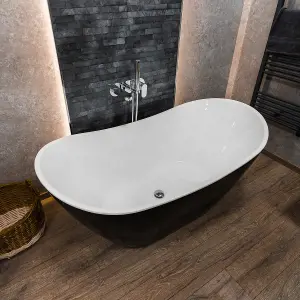 Viktor Benson Arabica 1500mm Freestanding Bath - Black