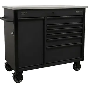 Heavy-Duty 8 Drawer Tool Chest with Power Tool Charging Station - 1120 x 584 x 990mm