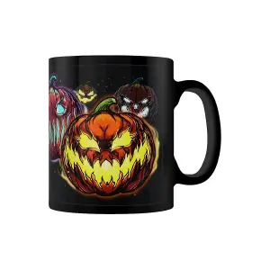 Grindstore Evil Pumpkin Heads Halloween Mug Black/Orange (One Size)