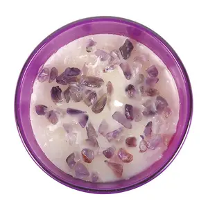 Something Different Aquarius Bergamot & Mandarin Amethyst Scented Candle Purple/Brown (One Size)