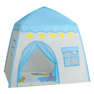 Blue Kids House Design Play Tent