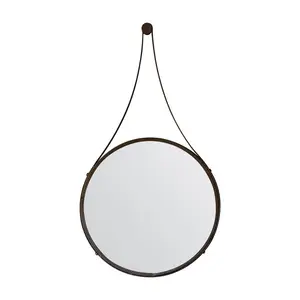 Henriqueta Metal Flat Wall Mirror 91.5 cm H x 51 cm W