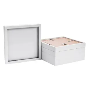 Nicola Spring - 3D Box Photo Frames - 10 x 10" - Pack of 5