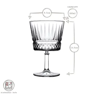 Pasabahce Elysia Cocktail Glasses - 260ml - Pack of 4